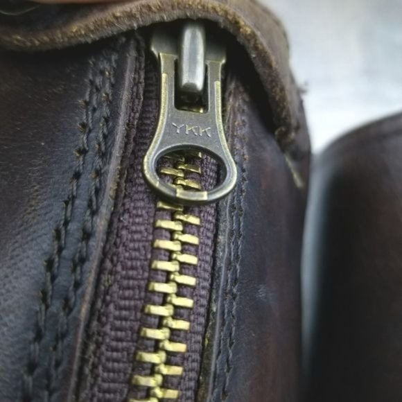 Frye Logo Embossed Melissa back button zip tall Riding Boots womens 6 - Picture 8 of 16